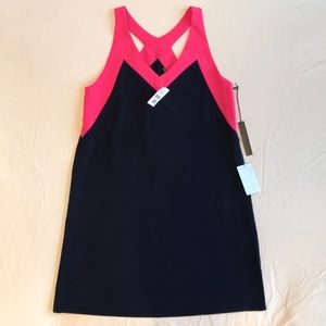 BNWT Felicity & Coco Shift Dress small pink/navy